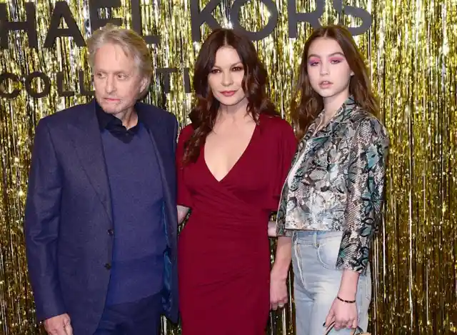 29. Carys Zeta Douglas – Catherine Zeta-Jones & Michael Douglas – Model & Student