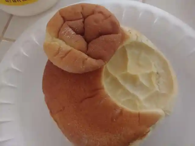 A Small Bun Inside A Bun