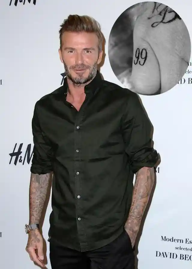 David Beckham’s Inks for his Better Half