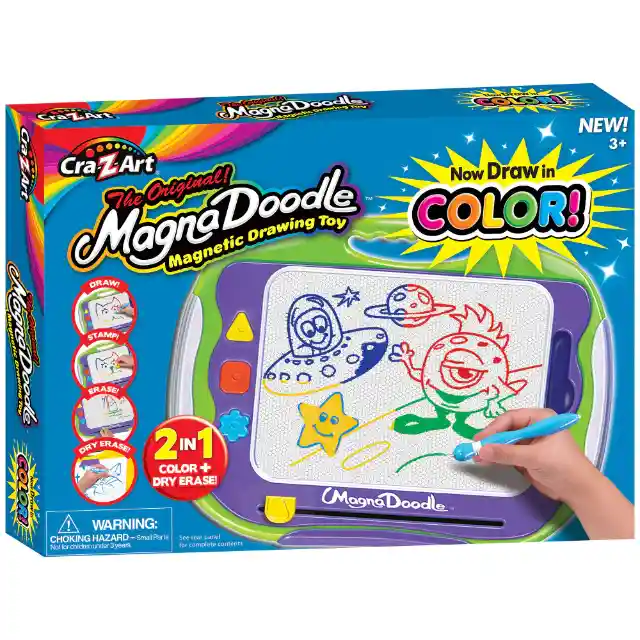 Long Trip with a Messy Kid? MagnaDoodle to the Rescue
