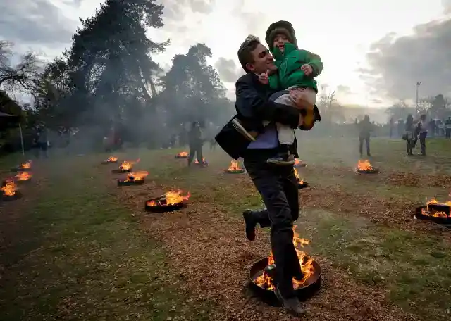 26. Persian New Year Is Celebrated with Fire