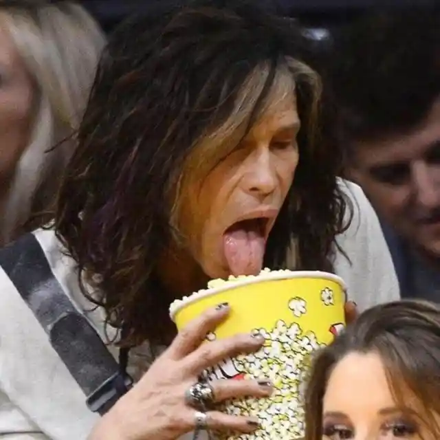 Les envies de pop-corn de Steven Tyler