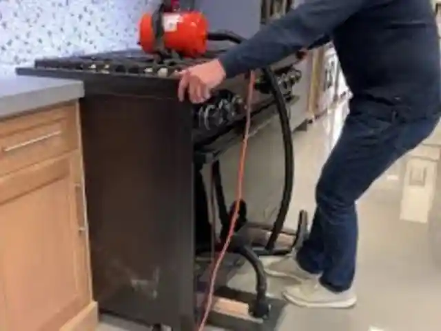 Moving The Old Stove