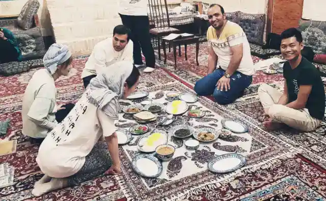 16. You Sit, Not Dine