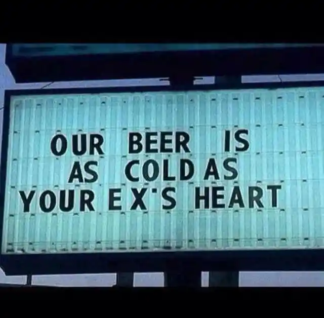 Beer As Cold As Her Heart