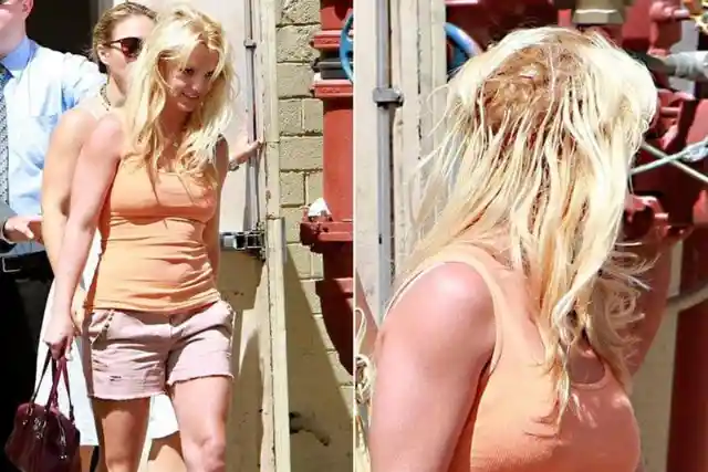 Bad Hair Day for Britney Spears