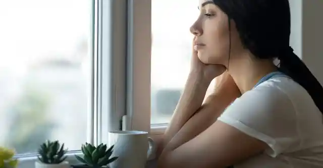 Tears Sliding Down Her Face 