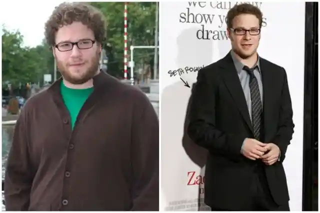Seth Rogen – 15 kilograms