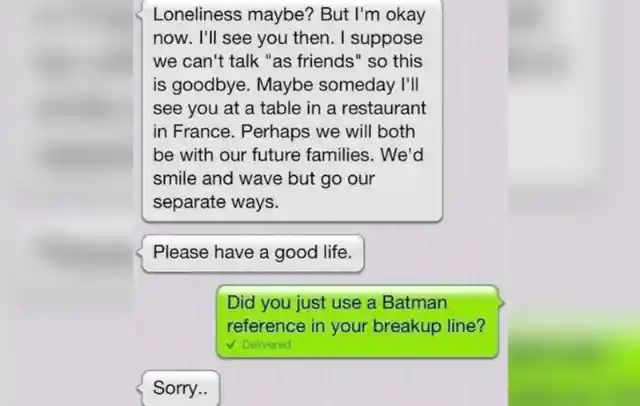 Batman Breakup