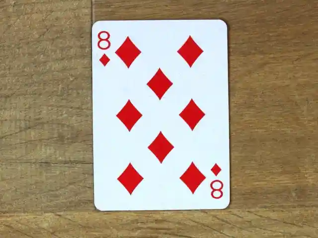 The eight of diamonds