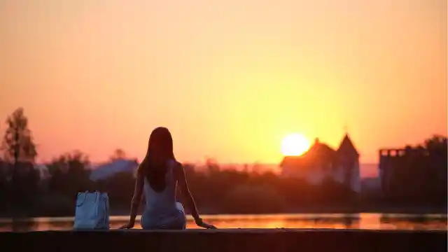 Meeting By The Tranquil Lake