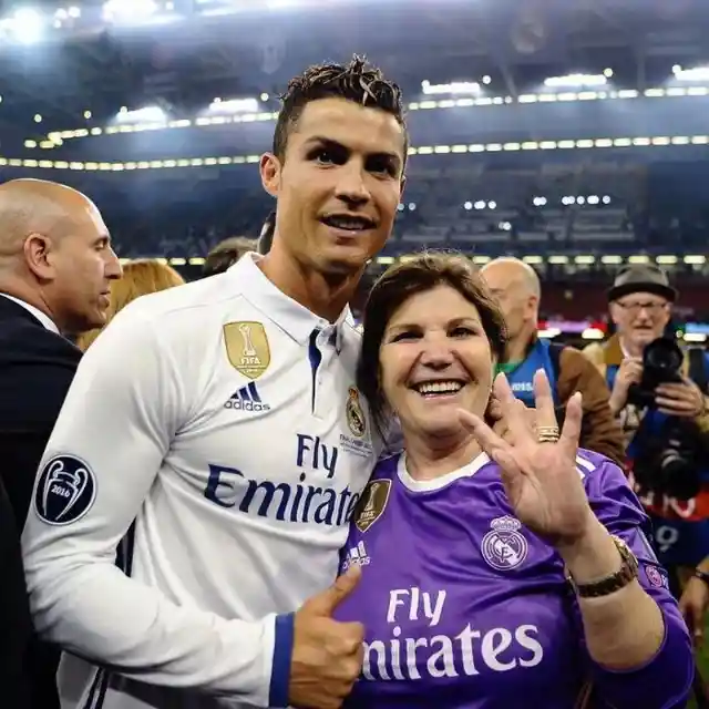 Maria Dolores And Cristiano Ronaldo Dos Santos Aveiro