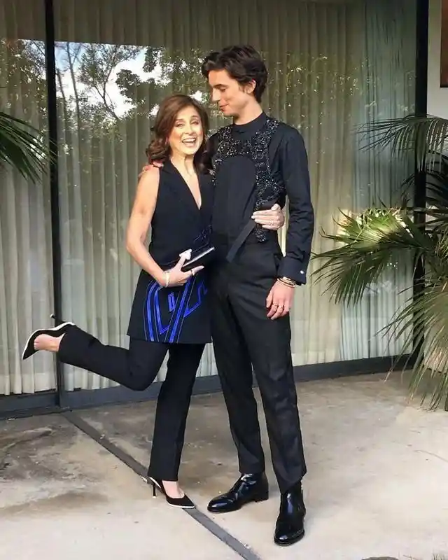 Nicole Flender And Timothee Chalamet