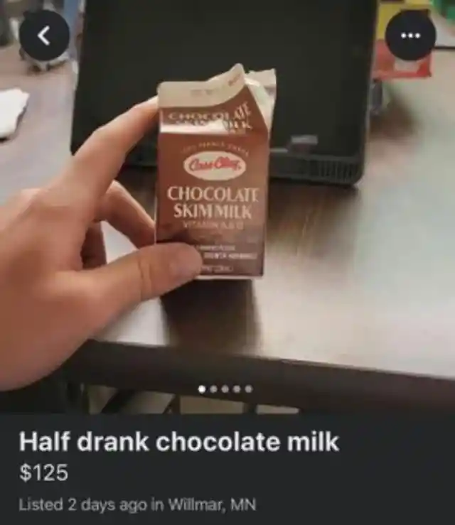 Half-empty Chocolate Milk