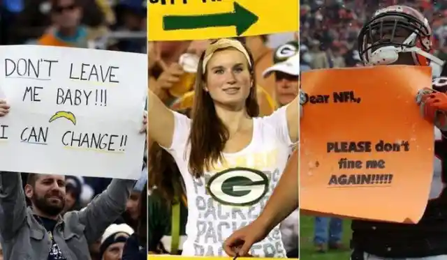 40 Hilarious Signs Spotted At NFL Games