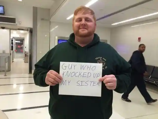 Airport Welcome Signs with Threatening Undertones