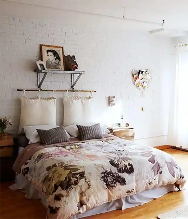 A Makeshift Headboard for Your Bed