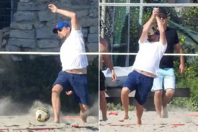 Leonardo DiCaprio en joueur de volley-ball