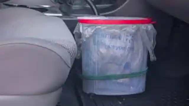 Need a Car Trash Can? Repurpose a Cereal Container