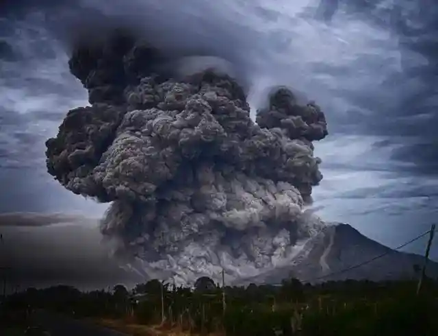A Volcanic Eruption
