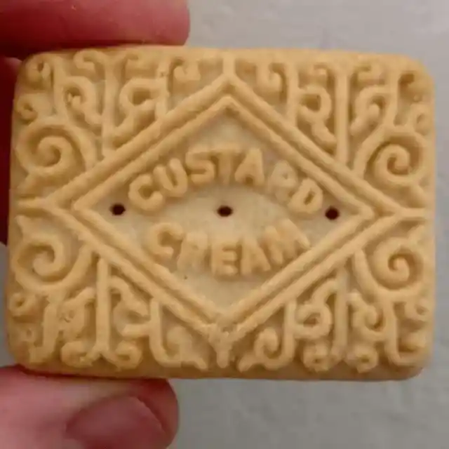 Combining Custard Cream With Tea As An Accompaniment