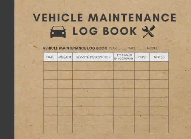 Maintain A Car Maintenance Log