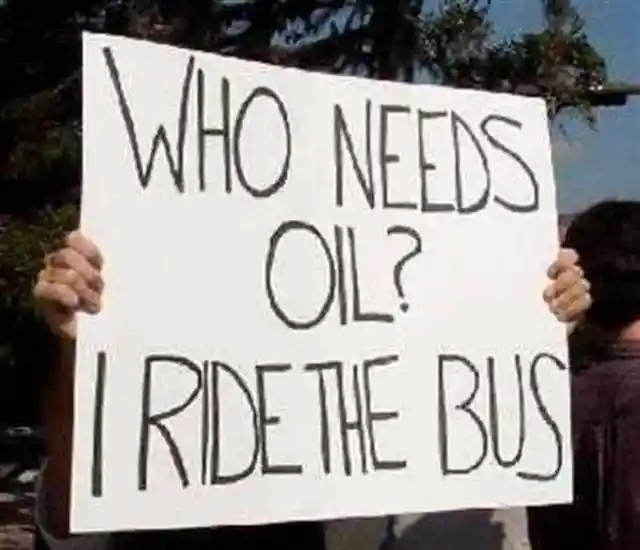 Save Oil, Ride Buses