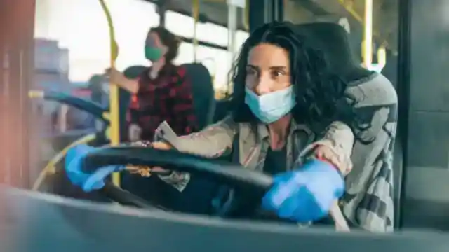 Boarding The School Bus