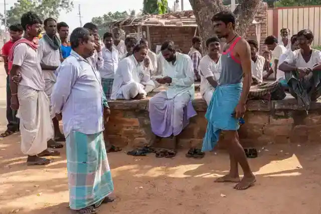 一人の勇敢な男