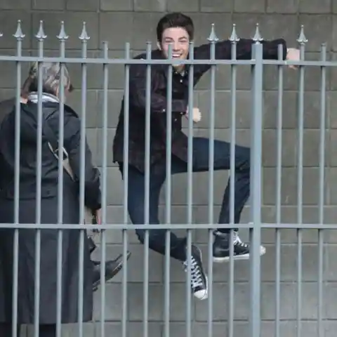 Grant Gustin’s Superhero Jump