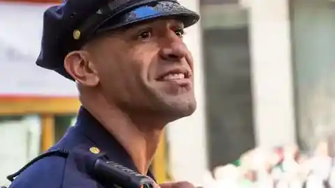 Glancing Over His Shoulder