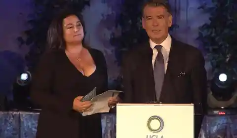 Pierce Brosnan And Keely Shaye
