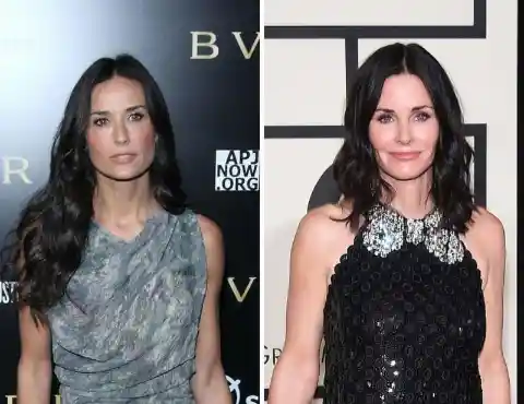 Demi Moore y Courteney Cox