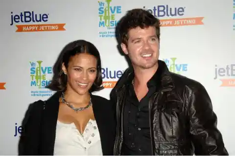 Robin Thicke & Paula Patton 