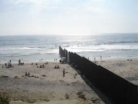 The Border Wall Between the United States and Mexico