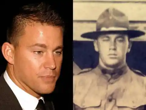 8. Channing Tatum And This WW1 Soldier