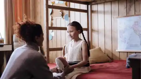 Talking To Her Daughter