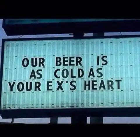 Beer As Cold As Her Heart