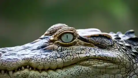 Petrichor-Glazed Crocodile