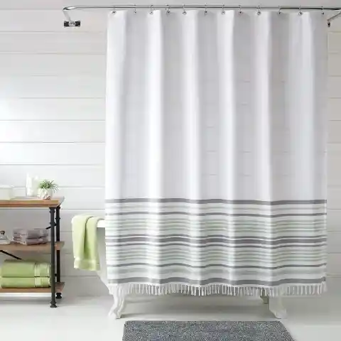 Shower curtain cleaner