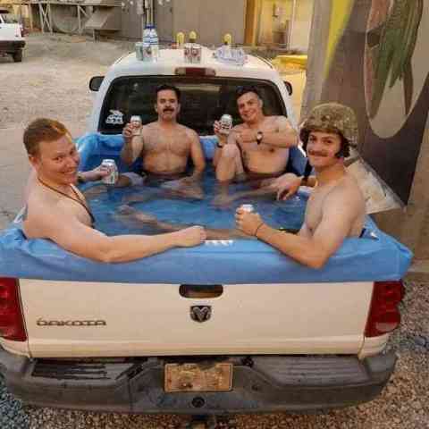 Hot Tub? Nah, We've Got a Truck Tub