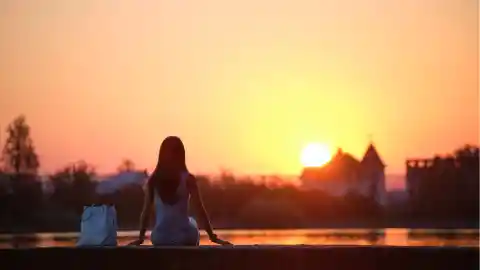 Meeting By The Tranquil Lake