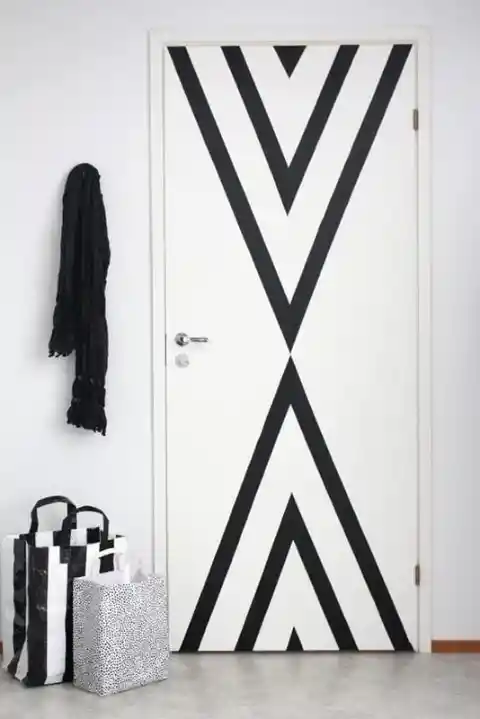 Washi Tape Can Beautify Your Doors