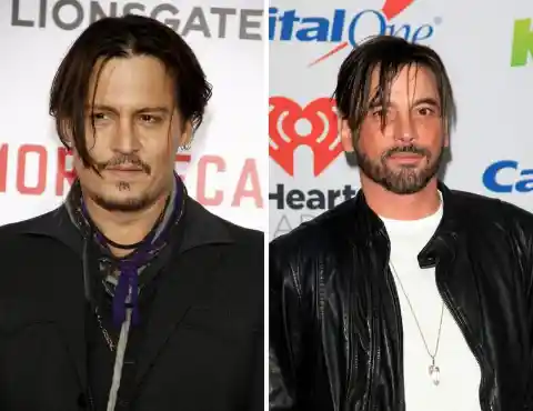 Johnny Depp y Skeet Ulrich