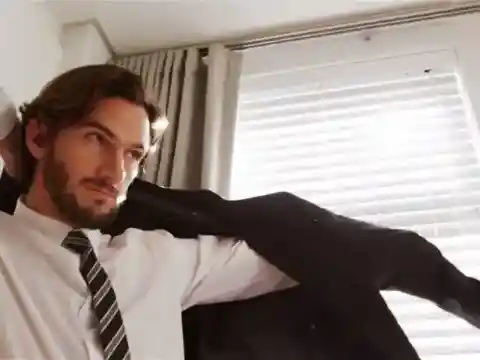 Preparing For His Workday