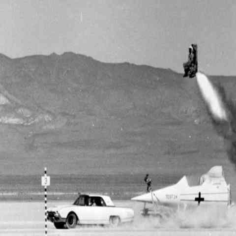 A pilot’s ejection seat