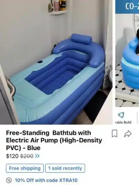 Inflatable Bathtub