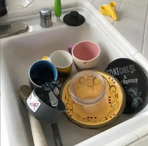 Cleaning Up The Sink