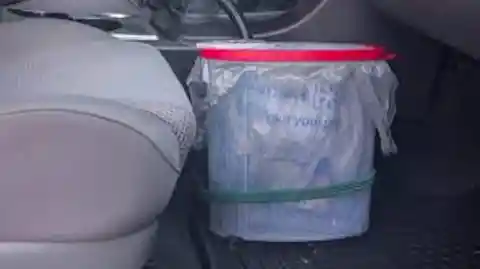 Need a Car Trash Can? Repurpose a Cereal Container