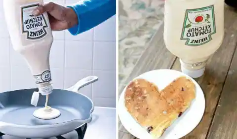 Container For Condiments To Accompany Pancakes Perfectly